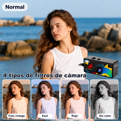 Mini Cámara Digital Retro Portátil